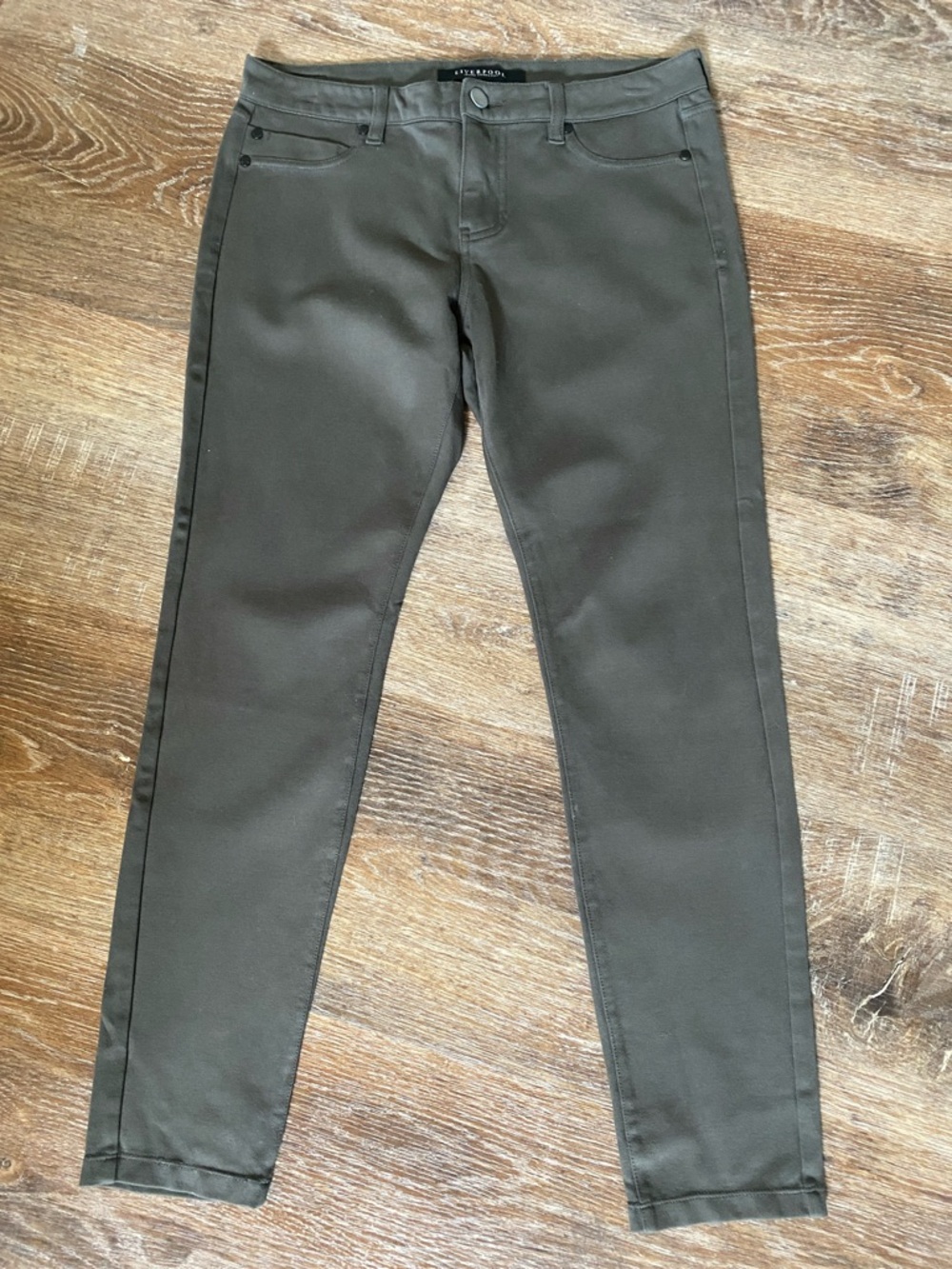 Liverpool Jeans Company Olive Skinny Jeans size 6/28